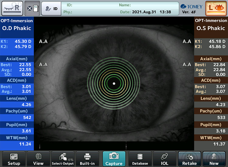 Biometr optyczny OA-2000