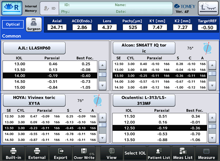 Biometr optyczny OA-2000