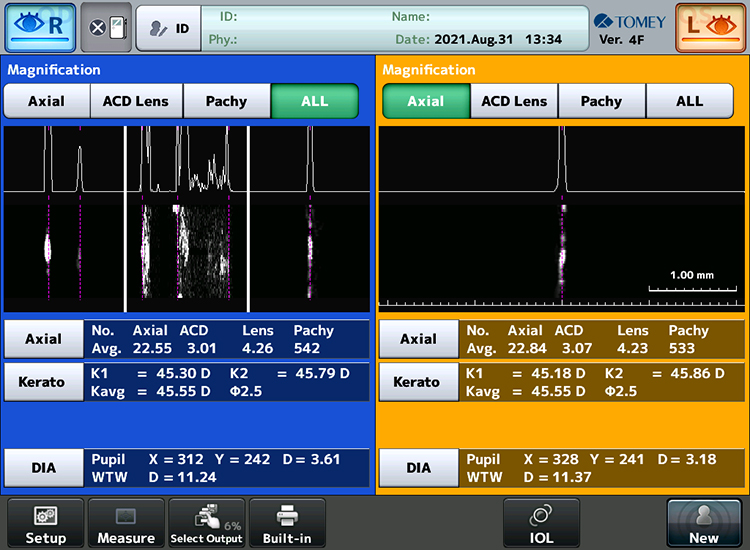 Biometr optyczny OA-2000