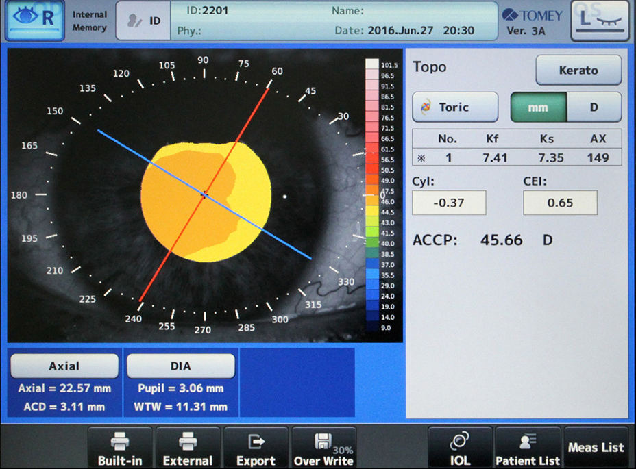 Biometr optyczny OA-2000